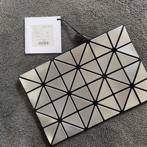 Issie miyake geometric clutch